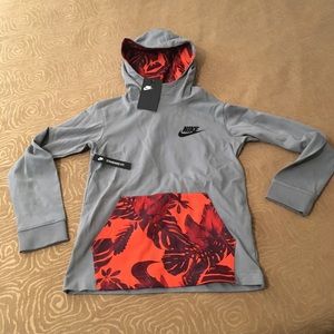 New Nike hoodie boys medium tropical